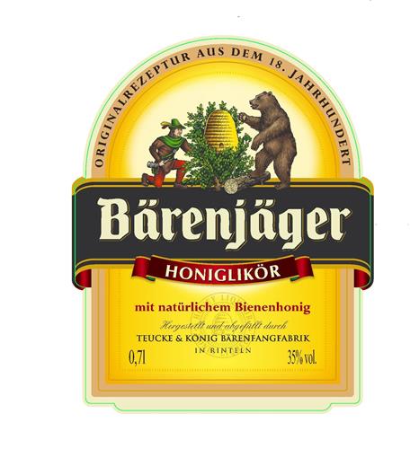 Bärenjäger Honiglikör mit natürlichem Bienenhonig trademark