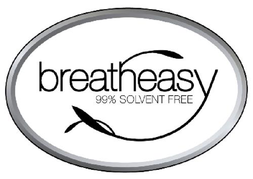 BREATHEASY 99% solvent free trademark