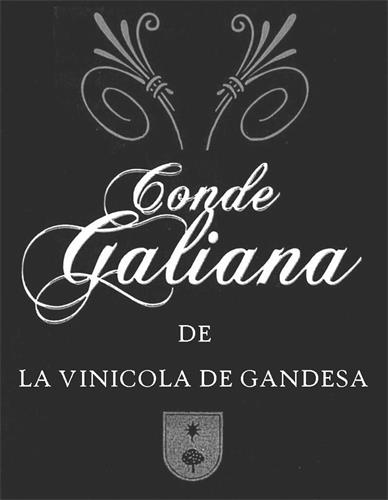 CONDE GALIANA DE LA VINICOLA DE GANDESA trademark