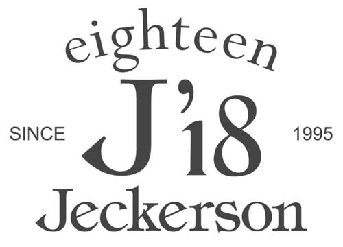 EIGHTEEN J'18 JECKERSON SINCE 1995 trademark