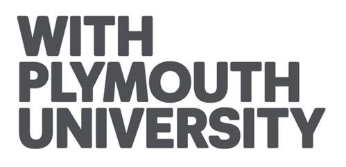 WITH PLYMOUTH UNIVERSITY trademark