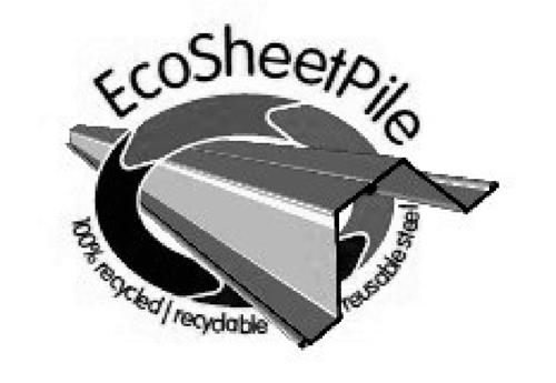 EcoSheetPile 100% recycled recyclable reusable steel trademark