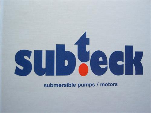 SUBTECK
submersible pumps / motors trademark