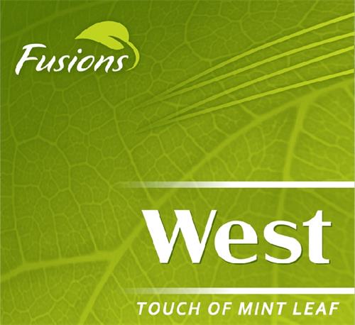 WEST FUSIONS TOUCH OF MINT LEAF trademark