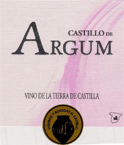 CASTILLO DE ARGUM VINO DE LA TIERRA DE CASTILLA VIÑEDOS Y BODEGAS EL CASTILLO trademark