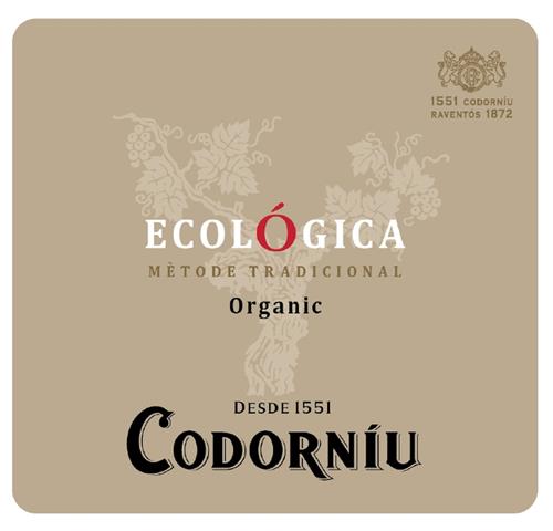 ECOLÓGICA MÈTODE TRADICIONAL ORGANIC DESDE 1551 CODORNIU trademark