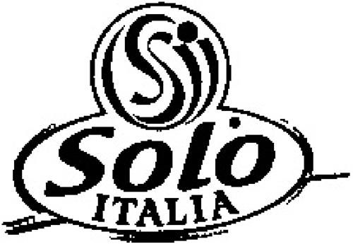 SI SOLO ITALIA trademark