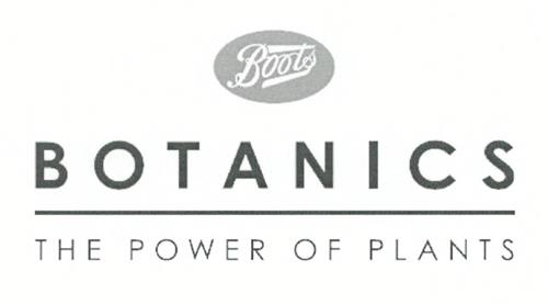 Boots BOTANICS THE POWER OF PLANTS trademark