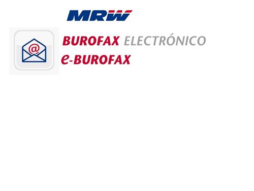 MRW BUROFAX ELECTRONICO E-BUROFAX trademark