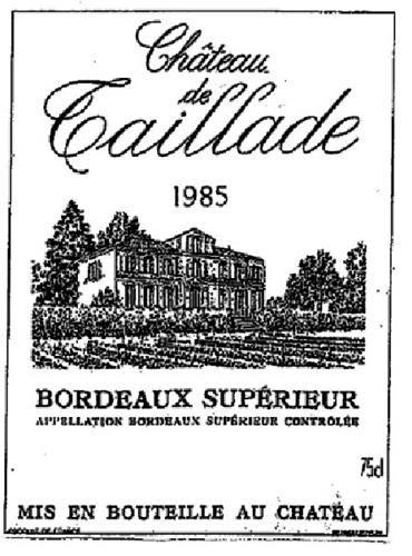 CHÂTEAU DE TAILLADE trademark