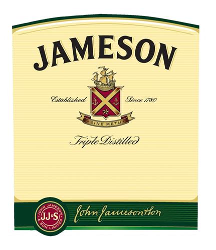 JAMESON Established Since 1780 SINE METU Triple Distilled John Jameson & Son Limited JJ&S John Jameson&Son trademark