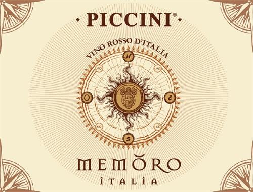 MEMORO ITALIA  PICCINI VINO ROSSO D'ITALIA trademark