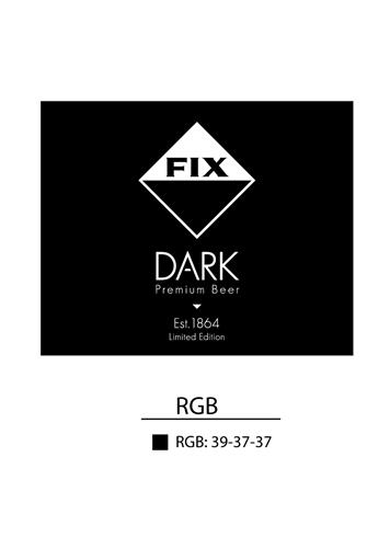 FIX DARK Premium Beer Est. 1864 Limited Edition trademark