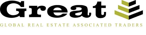 Great GLOBAL REAL ESTATE ASSOCIATED TRADERS trademark