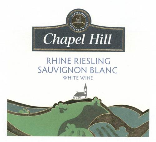 CHAPEL HILL HEAVENLY WINES Chapel Hill RHINE RIESLING SAUVIGNON BLANC WHITE WINE trademark