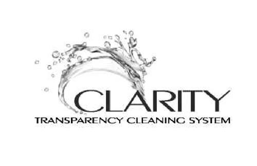 CLARITY TRANSPARENCY CLEANING SYSTEM trademark