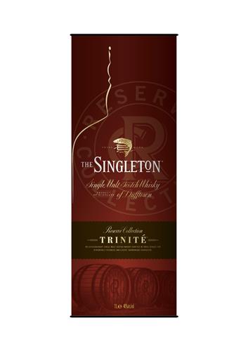 THE SINGLETON SINGLE MALT SCOTCH WHISKY OF DUFFTOWN RESERVE COLLECTION TRINITE trademark