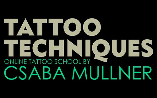 TATTOO TECHNIQUES ONLINE TATTOO SCHOOL BY CSABA MULLNER trademark