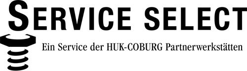 SERVICE SELECT Ein Service der HUK-COBURG Partnerwerkstätten trademark