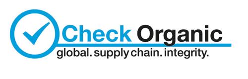 Check Organic global. supply chain. integrity trademark