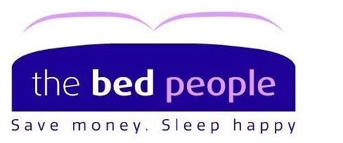 THE BED PEOPLE SAVE MONEY. SLEEP HAPPY trademark