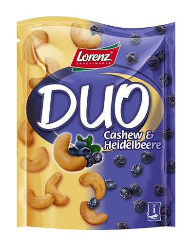 Lorenz Snack-World Duo Cashew Heidelbeere trademark