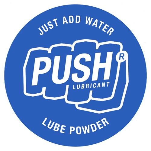 JUST ADD WATER PUSH LUBRICANT LUBE POWDER trademark