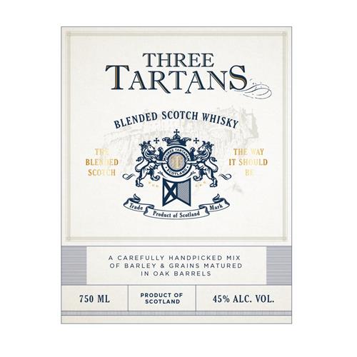 THREE TARTANS trademark