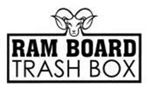 RAM BOARD TRASH BOX trademark