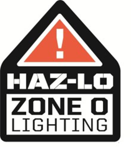 ! HAZ-LO ZONE 0 LIGHTING trademark