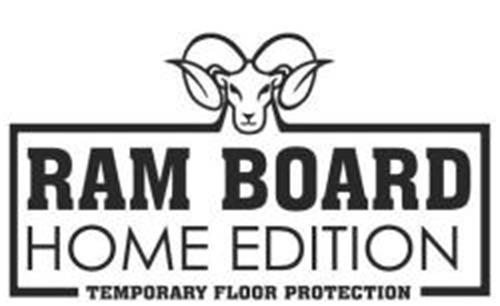 RAM BOARD HOME EDITION TEMPORARY FLOOR PROTECTION trademark