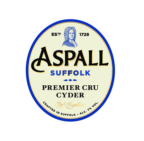 ESTD. 1728 ASPALL SUFFOLK PREMIER CRU CYDER CRAFTED IN SUFFOLK - ALC. 7% VOL. trademark