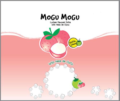 MOGU MOGU Lychee Flavored Drink with Nata de Coco Gotta Chew trademark