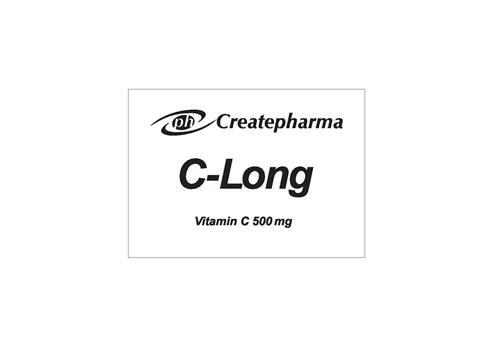 ph CREATEPHARMA, C-LONG,Vitamin C, 500mg. trademark