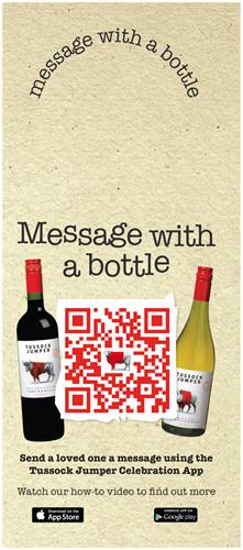 Message with a bottle trademark