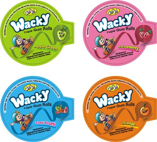 JOJO Wacky Tape Gum Rolls trademark