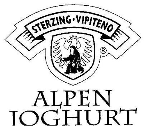 STERZING VIPITENO  ALPEN JOGHURT trademark