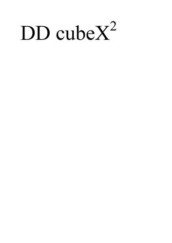 DD cubeX2 trademark