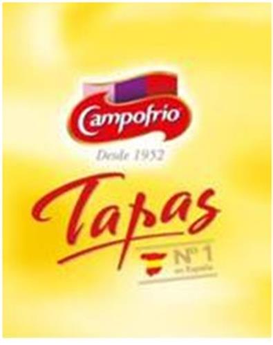 Campofrío Desde 1952 Tapas Nº1 en España trademark