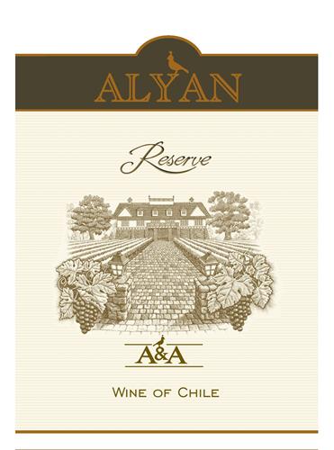 ALYAN Reserve A&A Wine of Chile trademark