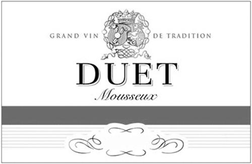 GRAND VIN DE TRADITION DUET MOUSSEUX trademark