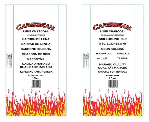 CARIBBEAN LUMP CHARCOAL. trademark