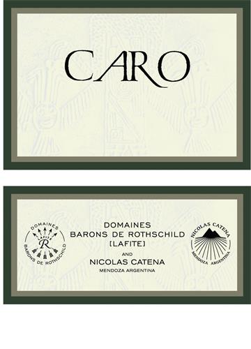 CARO DOMAINES BARONS DE ROTHSCHILD [LAFITE] AND NICOLAS CATENA MENDOZA ARGENTINA trademark