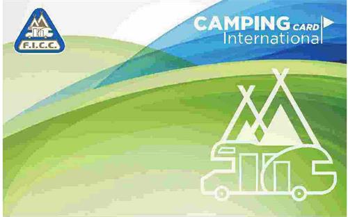 F.I.C.C.  CAMPING card International trademark