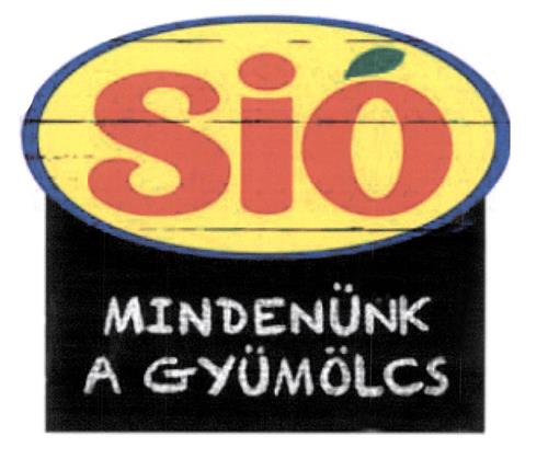 SIÓ MINDENÜNK A GYÜMÖLCS trademark