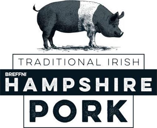 TRADITIONAL IRISH BREFFNI HAMPSHIRE PORK trademark