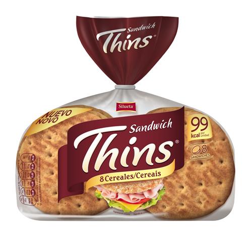 SANDWICH THINS 8 CEREALES/CEREAIS trademark