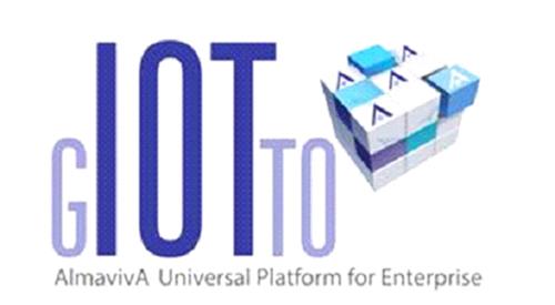 GIOTTO ALMAVIVA UNIVERSAL PLATFORM FOR ENTERPRISE trademark