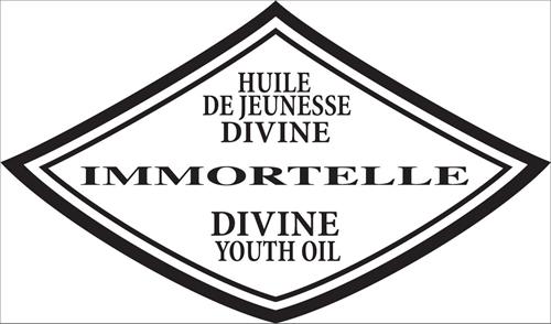 HUILE DE JEUNESSE DIVINE IMMORTELLE DIVINE YOUTH OIL trademark