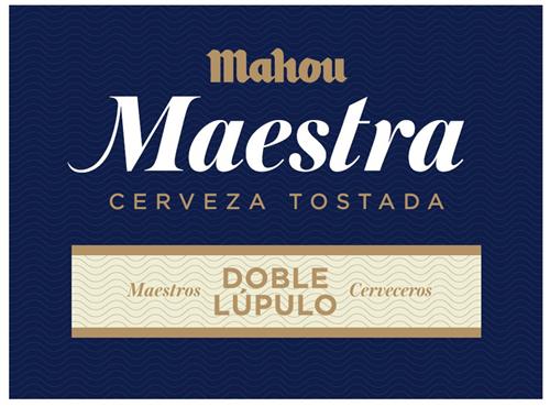 Mahou Maestra CERVEZA TOSTADA Maestros DOBLE LÚPULO Cerveceros trademark